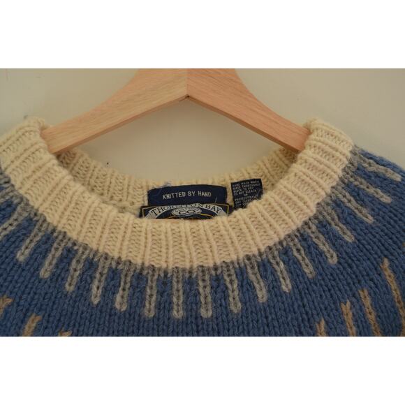 Vintage Mens Wool Fair Isle Sweater - Picture 3 of 4